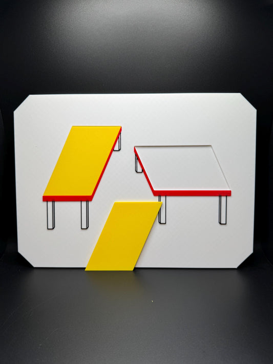 Optical Illusion, Tabletop Illusion, Swap The Tops - Fun Optical Illusion Game for All Ages, Unique Gift Idea