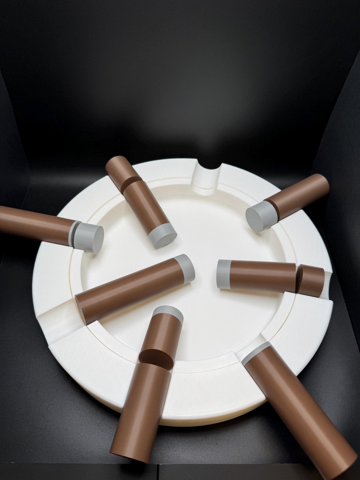 Cuantos Puros? - How Many Cigars? - Optical Illusion - Great Gift For Collectors, Vanishing Cigars, Where Do They Go? 12x12 Inches