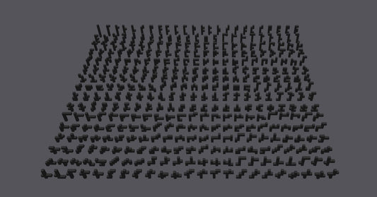 Octominoes Puzzle – 369 Unique Pieces | Massive 20x148 Unit Brain Teaser | 3D Printed Puzzle for Adults | Giant Logic Puzzle Challenge