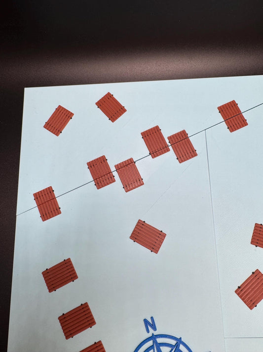 The Bermuda Square Optical Illusion Puzzle - Brain Teaser Game for Adults & Kids, Count Rafts Challenge, Fun Visual Puzzle Gift