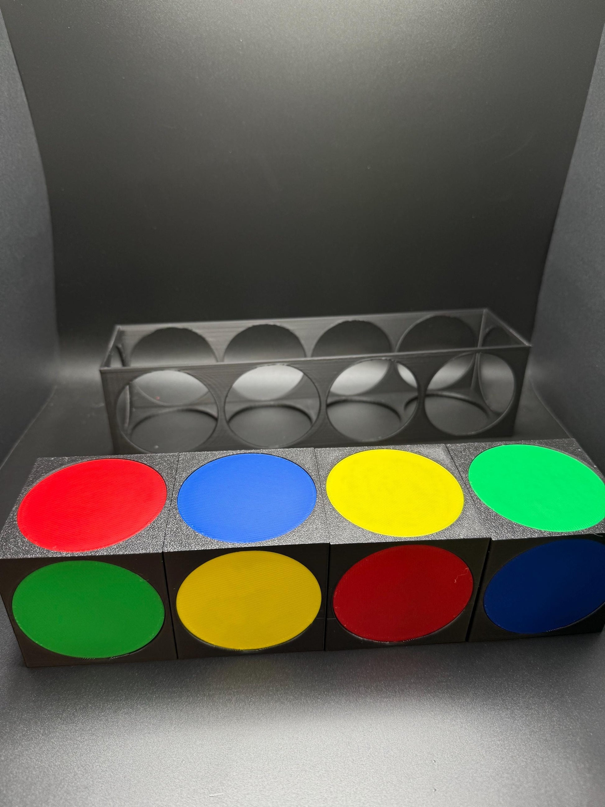 Instant Insanity Puzzle for All Ages - Fun & Engaging Gift Idea for Puzzle Lovers - 3D Printed Puzzle