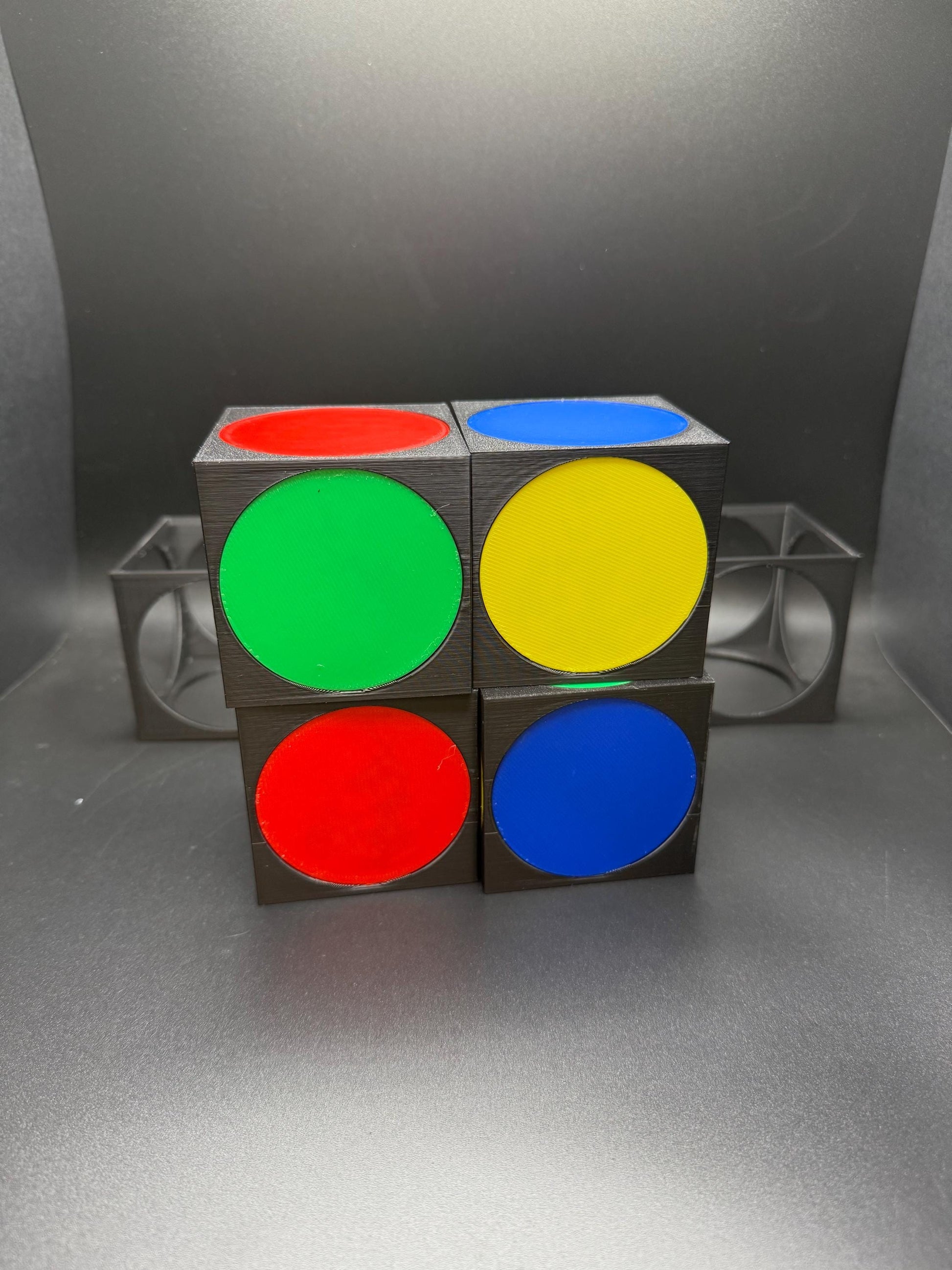 Instant Insanity Puzzle for All Ages - Fun & Engaging Gift Idea for Puzzle Lovers - 3D Printed Puzzle