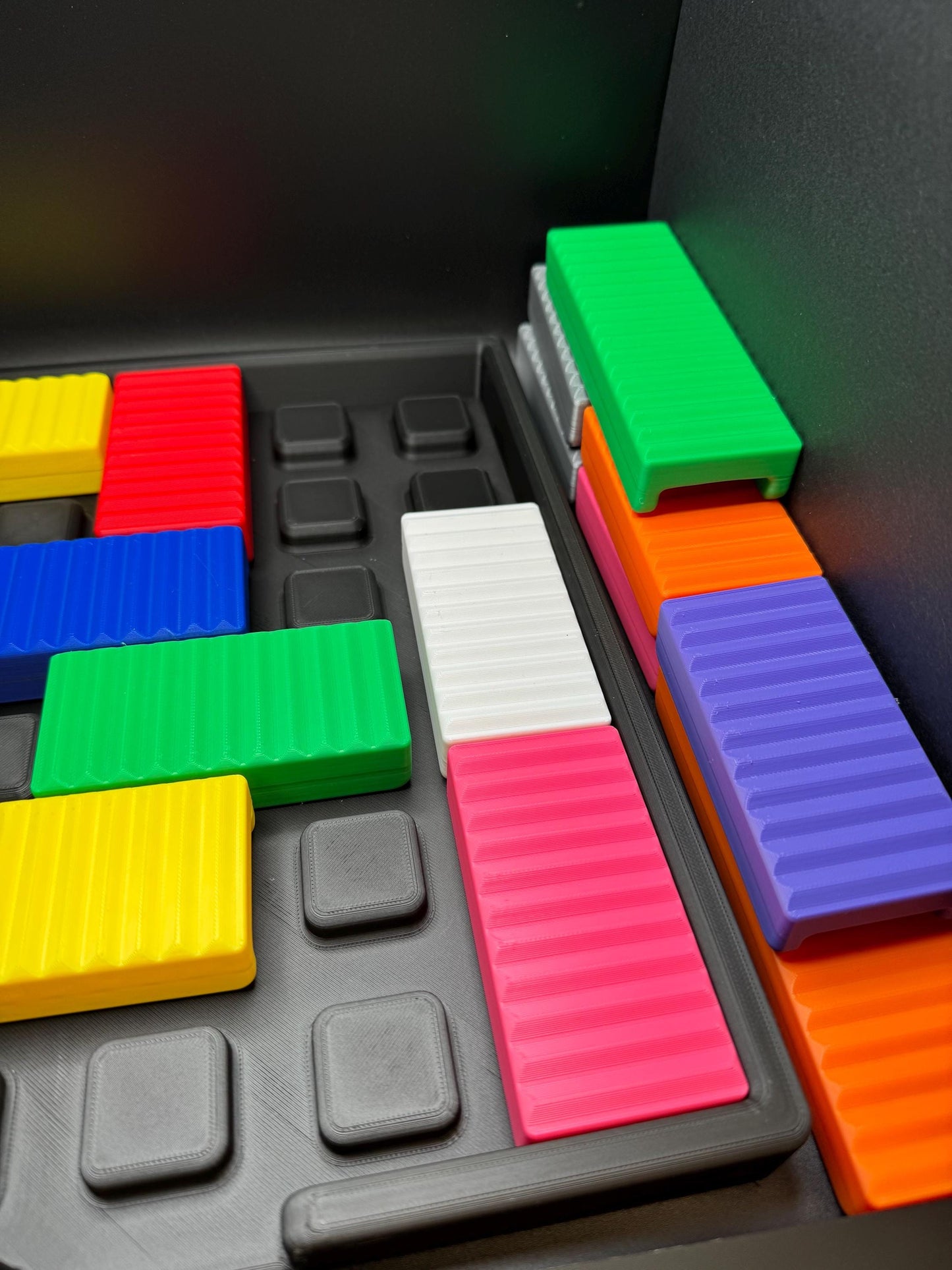 Rush Hour Challenge - Sliding Puzzle - Logic Game - 3D Printed Puzzle, Great Gift for Problem Solving Fun