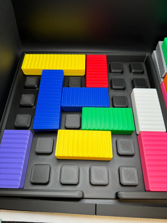 Rush Hour Challenge - Sliding Puzzle - Logic Game - 3D Printed Puzzle, Great Gift for Problem Solving Fun