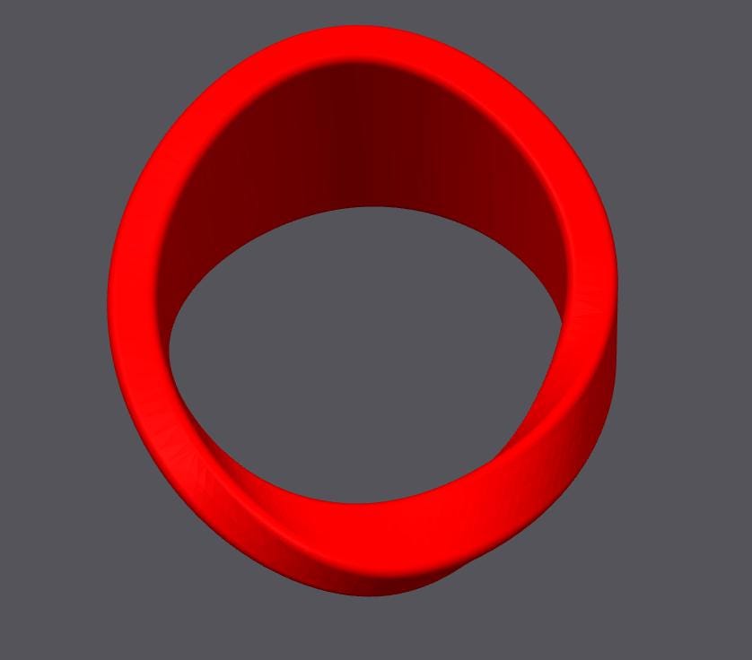 3D Printed Mobius Strip - High Quality Gift for Teachers, Him or Her - Unique Decorative Art Piece