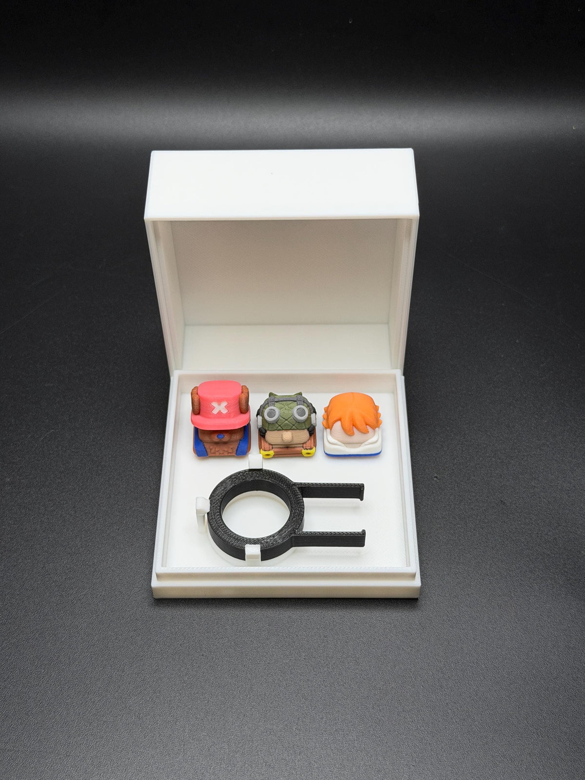 Handmade Inspired By Anime Keycaps - Usopp, Nami, Chopper for Cherry MX - Custom Artisan - Perfect Anime Fan Gift