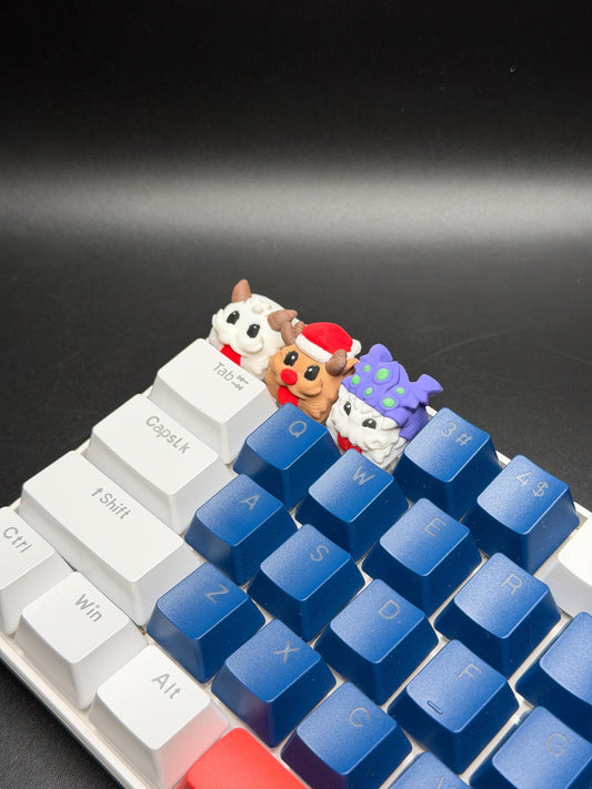 Handmade Poros League of Legends Keycaps for Cherry MX, Artisan Keycaps, Poro, Baron Nashor, Reno, Gifts for Him & Her 3D Printed