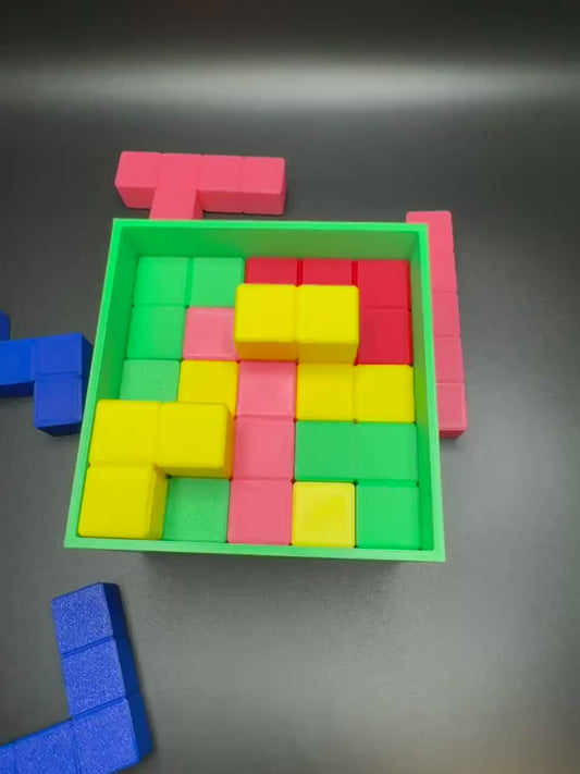 Pentacube 20 – 3D Pentacube Puzzle | 5x5x4 Brain Teaser for Adults | 20-Piece Spatial Logic Puzzle | Gift for Puzzle Lovers