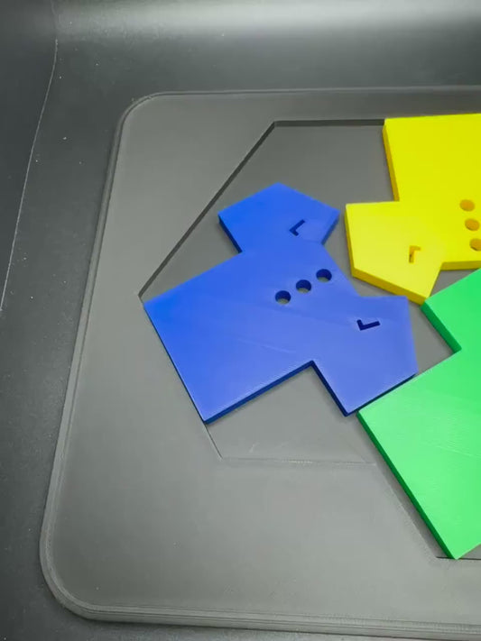 Four Pieces Clothing Puzzle Game: Fit All 4 T-Shirts in Frame Challenge, Fun & Unique Brain Teaser Gift