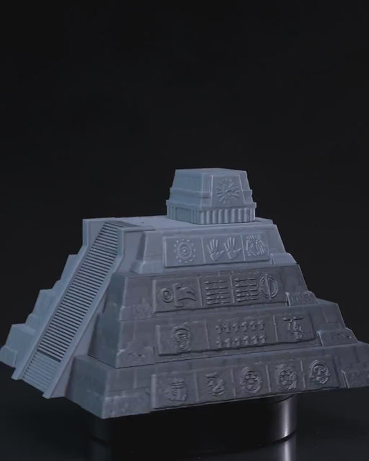 Pyramid Puzzle Box - Solve the Riddle to Unlock