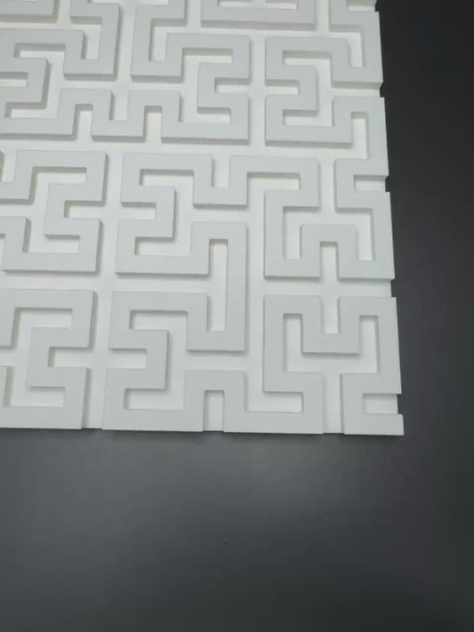 Hilbert Curve Puzzle - Fractal Art for Home Décor, Unique Mathematical Gift, Educational Toy & Brain Teaser for Adults and Kids - 3D Printed