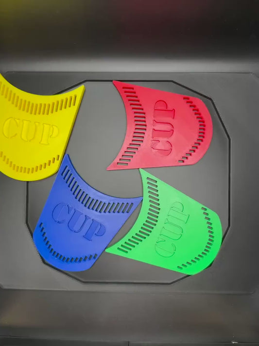 Four Cups Puzzle Game: Fit All 4 Cups in Frame Challenge, Fun & Unique Brain Teaser Gift