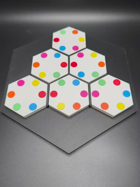 Thinkominos Brain Teaser Game - 3D Print Puzzle for All Ages, STEM Learning Tool, Fun Family Activity & Perfect Gift