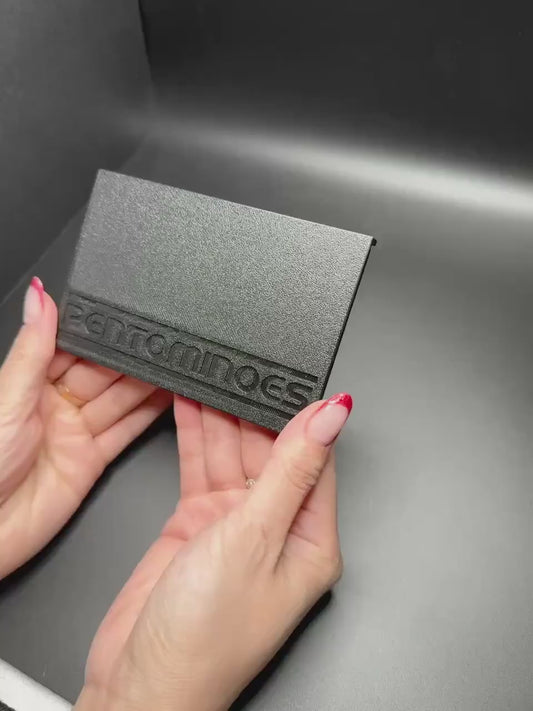 Pentominoes Pocket Puzzle - Brain-Boosting Fun, 4 Difficulty Levels, High Quality 3D Print, Perfect Gift for All Ages