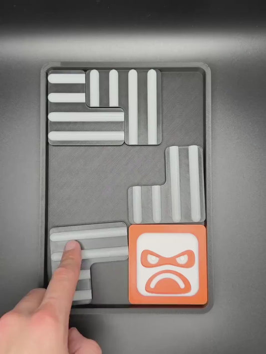 Catch the Criminal Sliding Puzzle - Endless Fun for All Ages, Perfect Gift for Puzzle Lovers, Move the Red Square Out