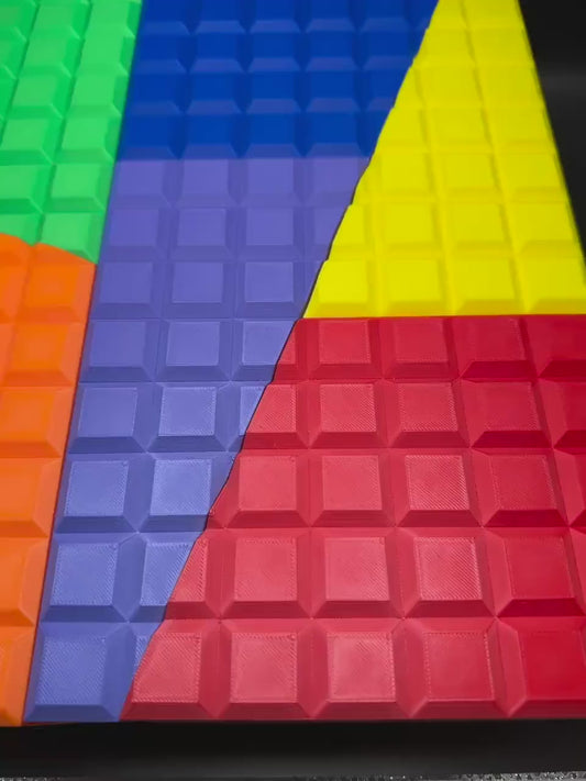 Puzzle Paradox 64+64=130 - Optical Illusion Puzzle for STEM Learning, High Quality 3D Printed Toy for All Ages