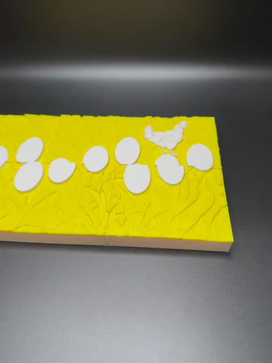 The Magic Egg Puzzle - Magic Shifting Puzzle - High Quality 3D Print - Fun & Engaging Toy for All Ages