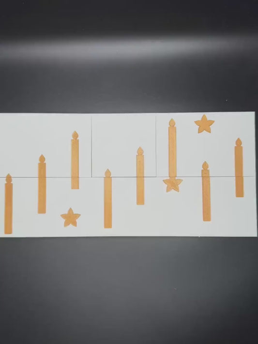 Shigeo Takagi Candles Optical Illusion Puzzle - Mind Teaser, How Many Can You Count 7, 8, or 9? Fun Home Decor & Gift Idea