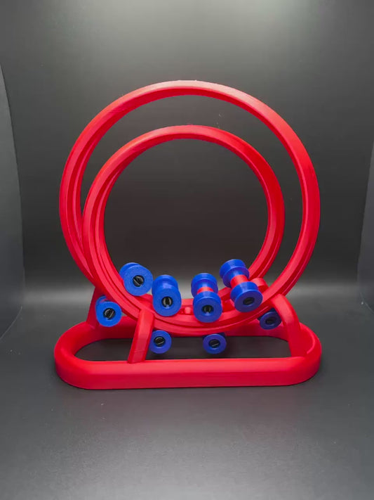 Mobius Flip Coaster 3D Printed Math Gift, Unique Geometric Coaster, High Quality Home Decor, STEM Desk Accessory