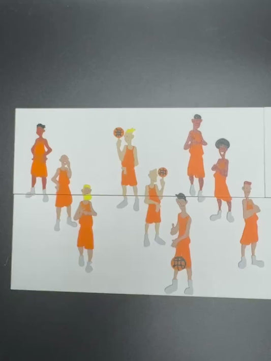 Disappearing Basketball Player Puzzle - Mind-Bending Optical Illusion Puzzle, Brain Teaser Game, Perfect Gift for Adults & Kids