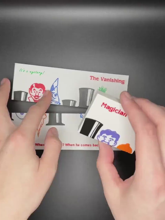 The Vanishing Magician - Magic Shifting Puzzle - High Quality 3D Print - Fun & Engaging Toy for All Ages