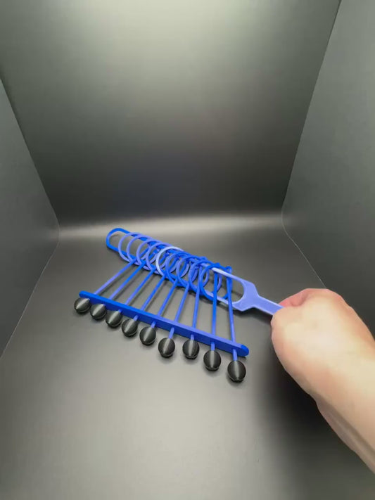 Chinese Rings Puzzle - Baguenaudier 3D Printed High Quality Brain Teaser - Perfect Gift for Students & Teachers