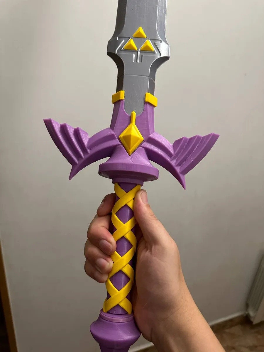 Legend of Zelda Full-Scale Master Sword – Lightweight 3D Printed Replica for Cosplay and Collectors