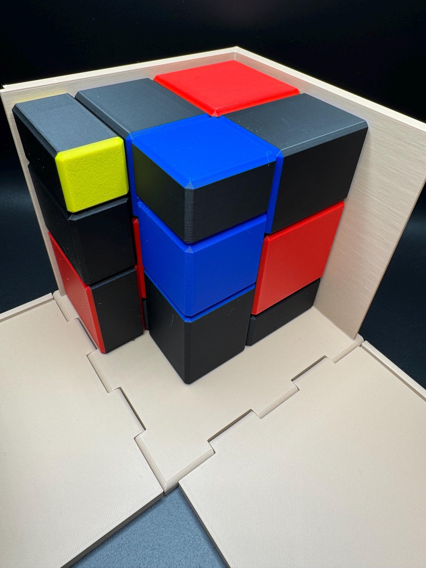 Trinomial Cube - 3D Algebra Visualisation Tool for Teachers & Classrooms | (a+b+c)3 Educational Model