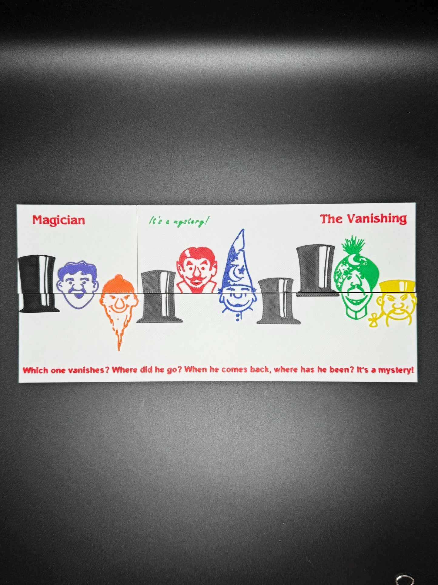 The Vanishing Magician - Magic Shifting Puzzle - High Quality 3D Print - Fun & Engaging Toy for All Ages