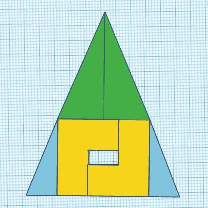 Magic Triangle Puzzle - High Quality 3D Printed STEM Learning Tool, Create a Hole & Challenge All Ages, Perfect Gift Idea