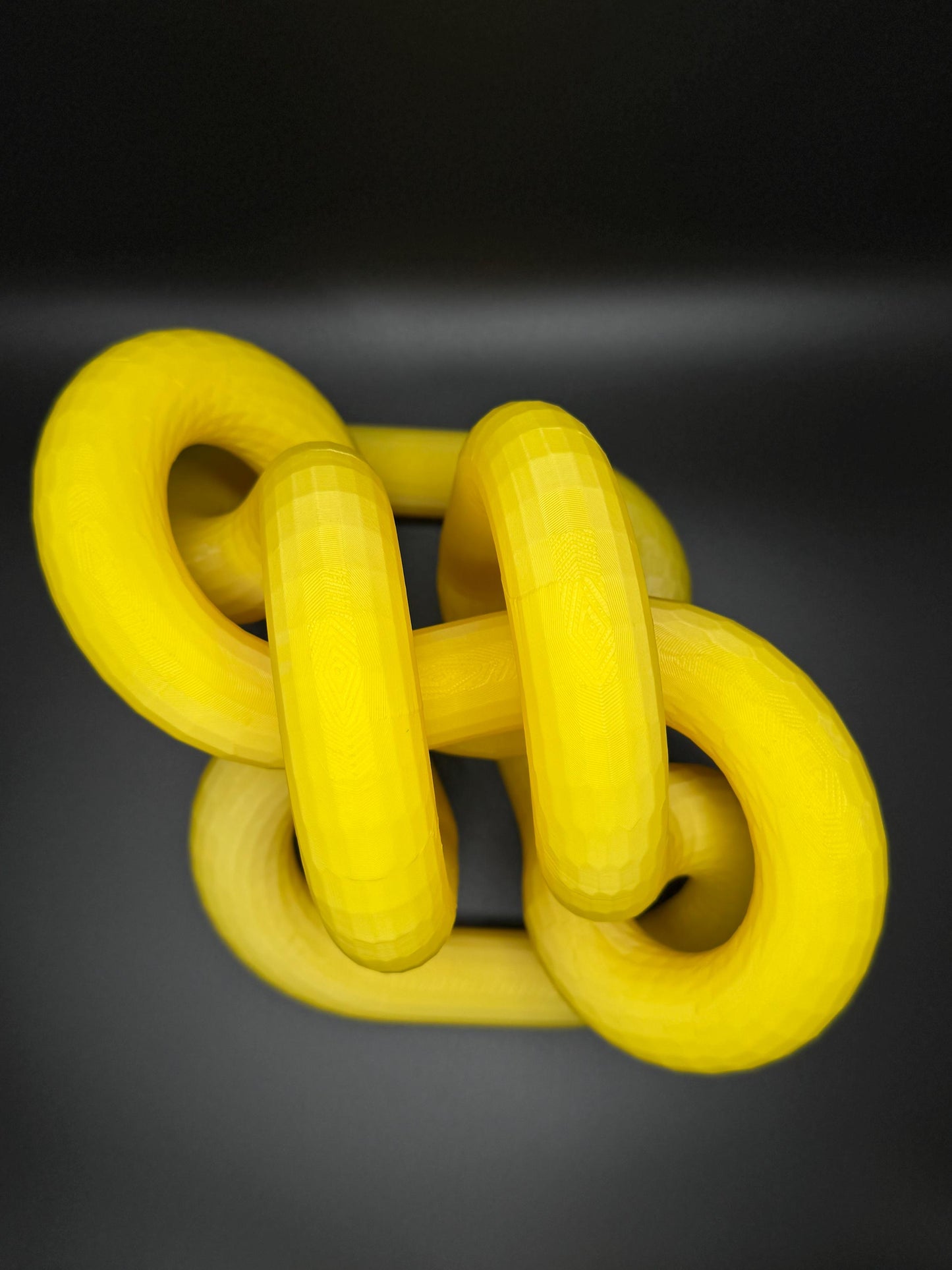 3D Printed Giant Knot Art Sculpture - Unique Gift for Home Decor, Modern Art, Desk Ornament, Handmade Decorative Piece