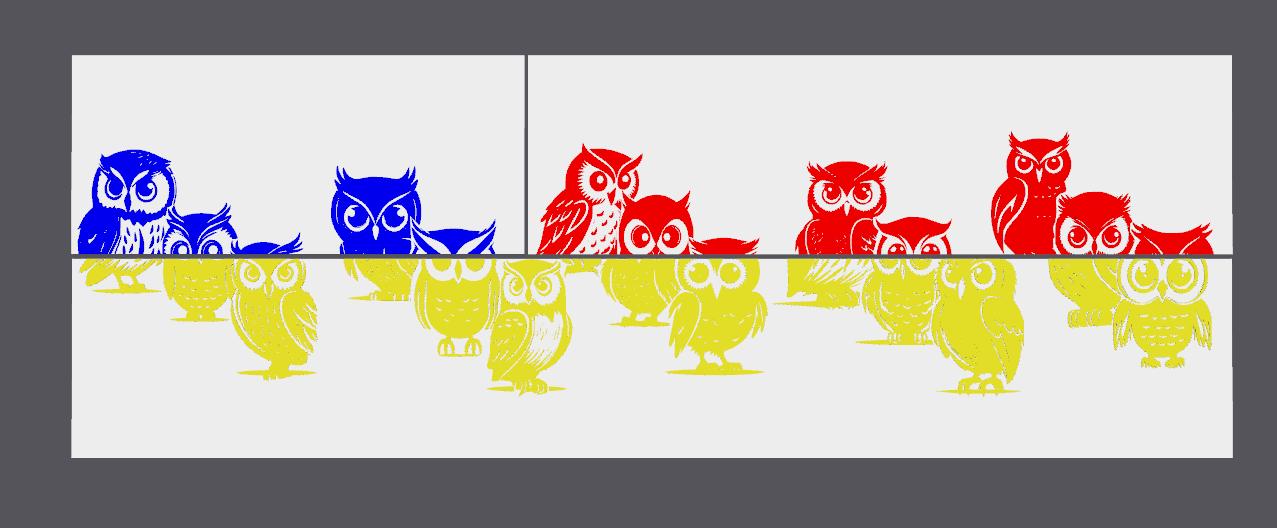 How Many Owls? Optical Illusion Puzzle - High Quality 3D Print, Fun STEM Tool for Kids & Adults, Brain Teaser Game