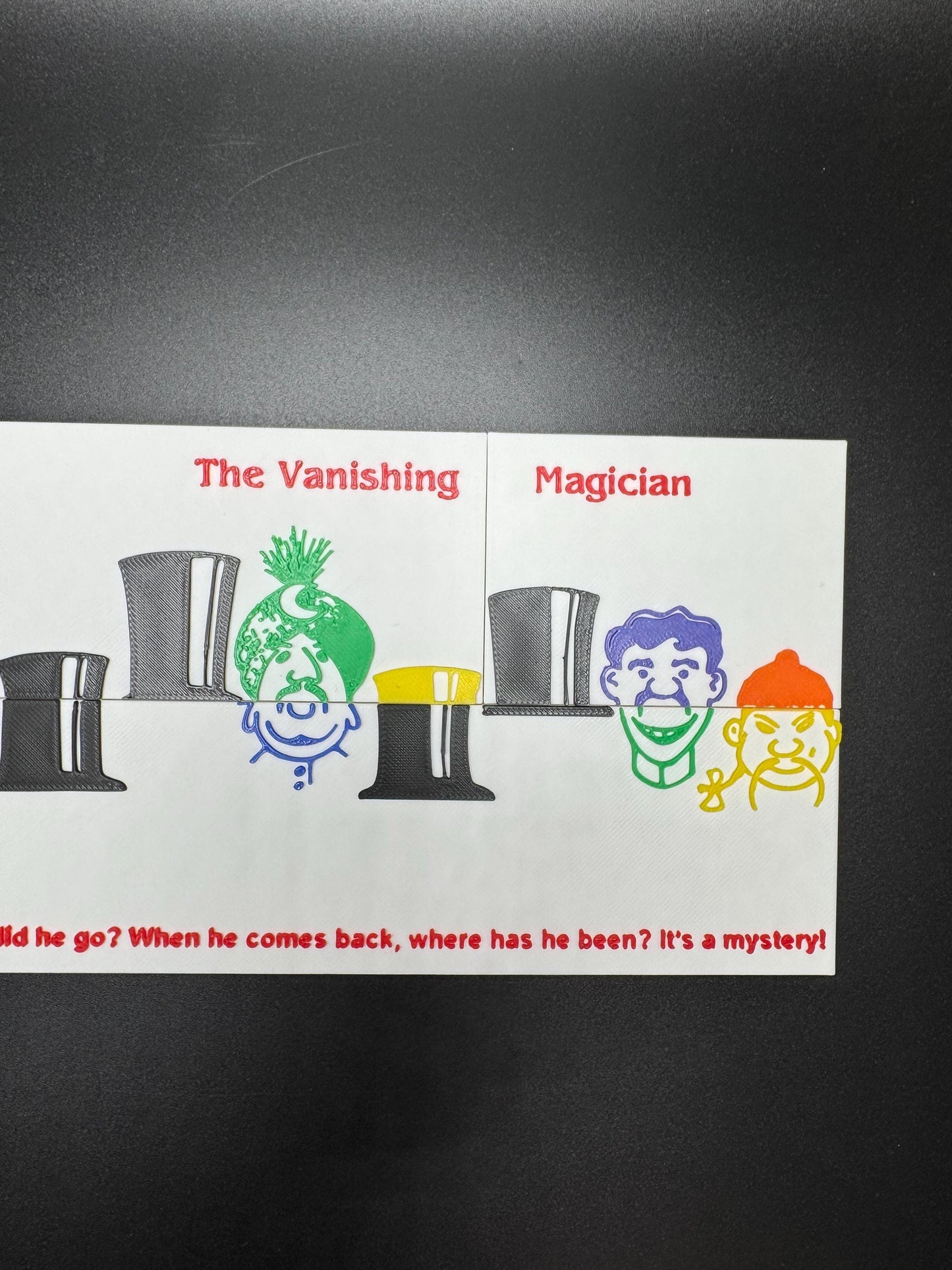 The Vanishing Magician - Magic Shifting Puzzle - High Quality 3D Print - Fun & Engaging Toy for All Ages