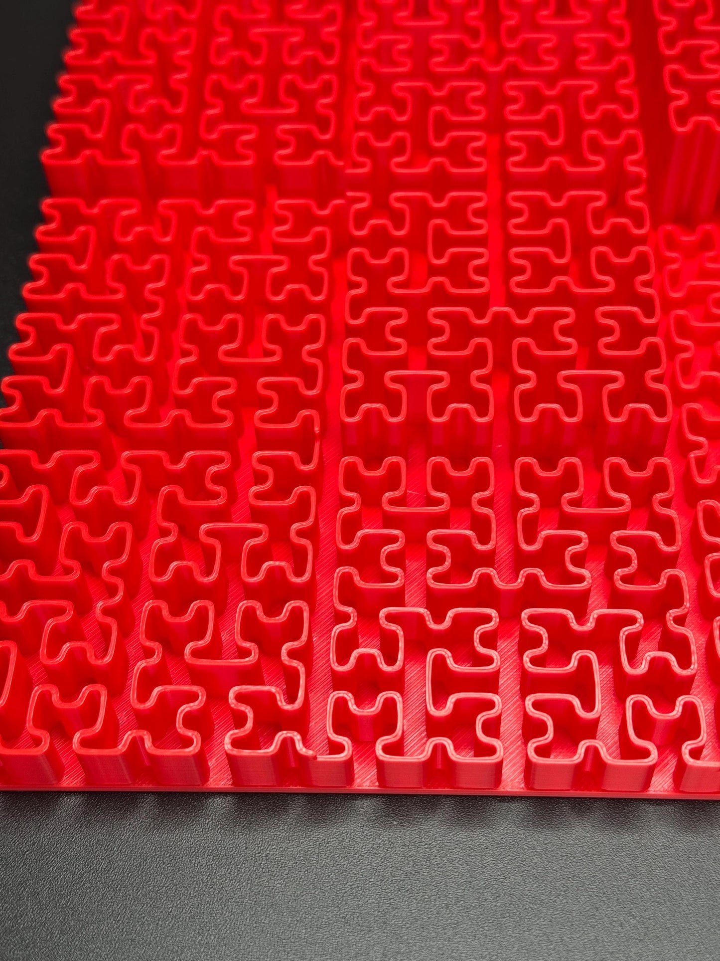 Hilbert Curve Puzzle - Fractal Art for Home Décor, Unique Mathematical Gift, Educational Toy & Brain Teaser for Adults and Kids - 3D Printed