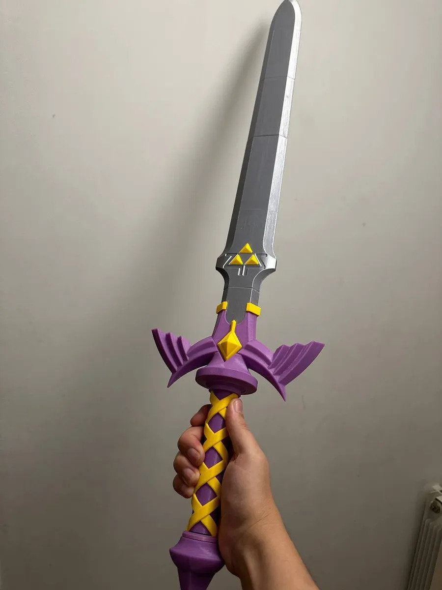 Legend of Zelda Full-Scale Master Sword – Lightweight 3D Printed Replica for Cosplay and Collectors