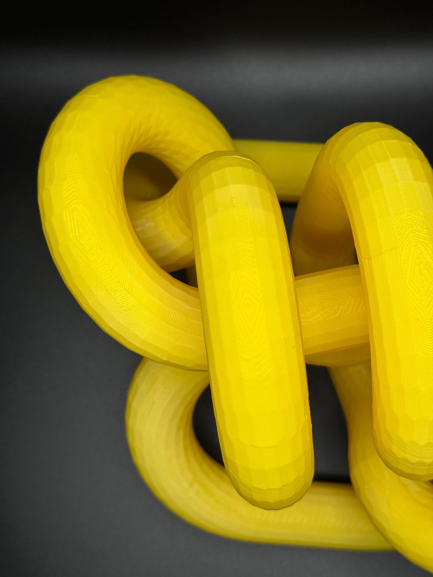 3D Printed Giant Knot Art Sculpture - Unique Gift for Home Decor, Modern Art, Desk Ornament, Handmade Decorative Piece