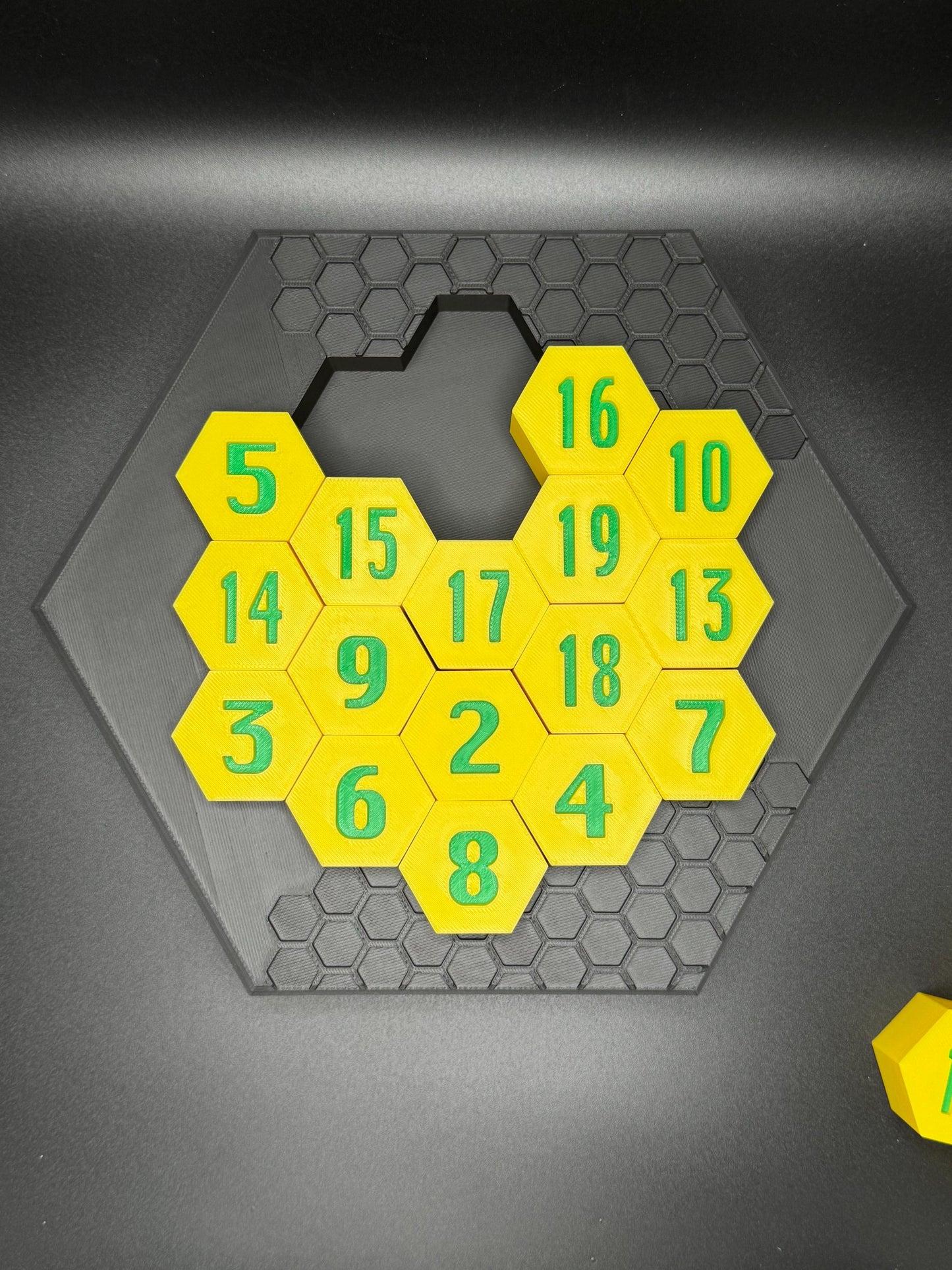 Aristotle's Number Puzzle - Challenging Hexagon Puzzle to Arrange for a Sum of 38, Unique Brain Teaser & Gift for All Ages