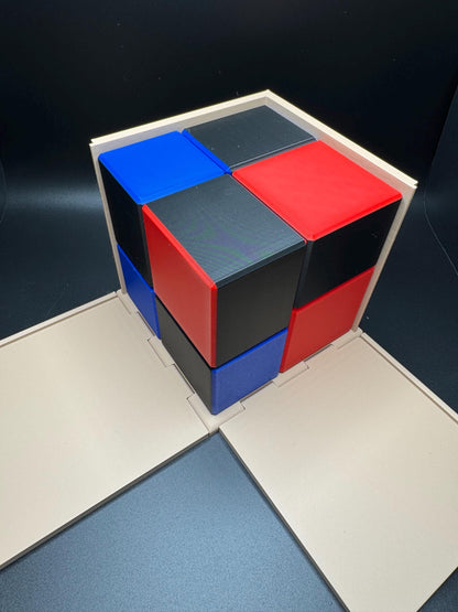 Binomial Cube - 3D Algebra Visualisation Tool for Teachers & Classrooms | (a+b)³ Educational Model