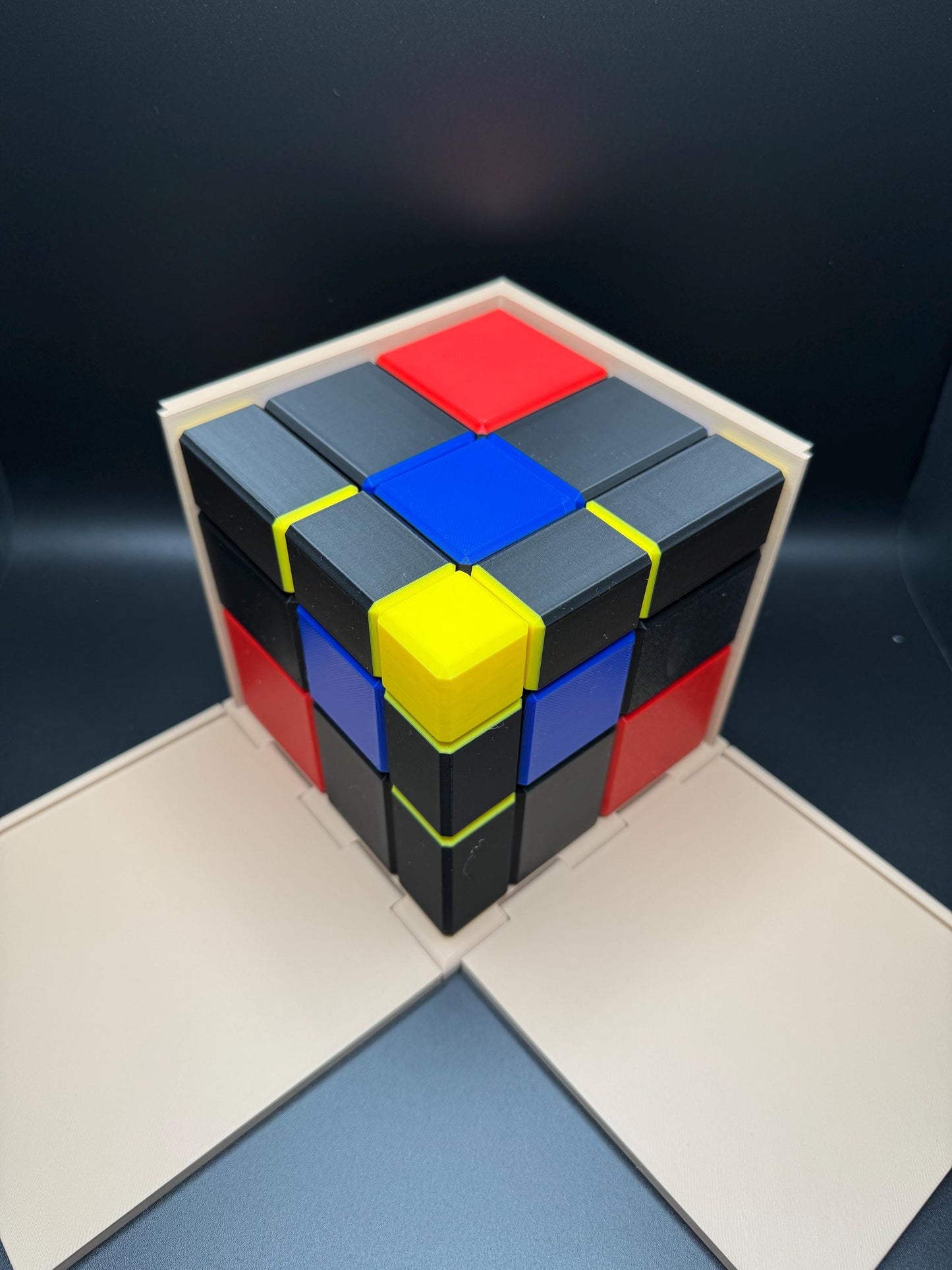 Trinomial Cube - 3D Algebra Visualisation Tool for Teachers & Classrooms | (a+b+c)3 Educational Model