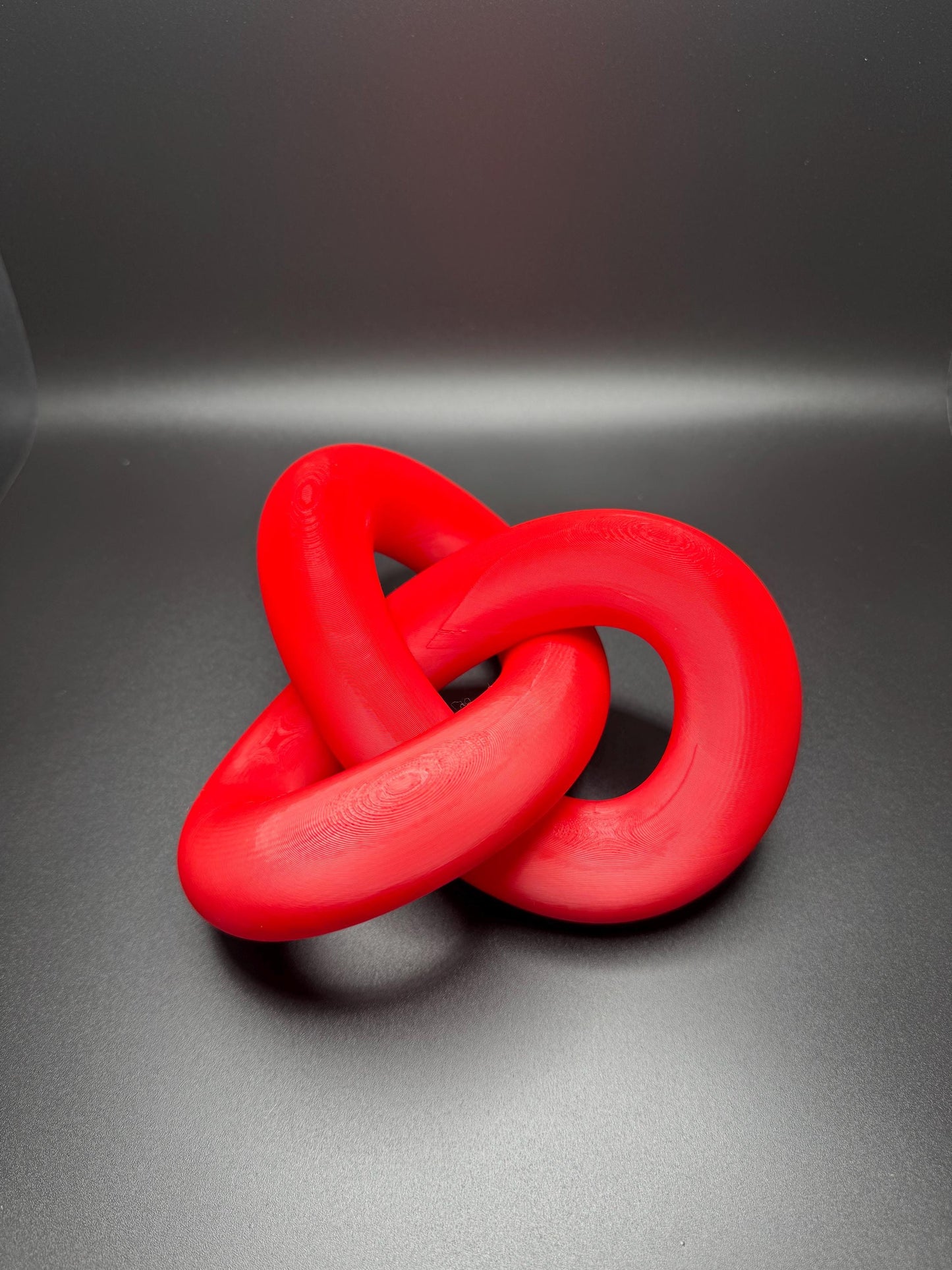 3D Printed Trefoil Knot - High Quality Gift for Teachers, Him or Her - Unique Decorative Art Piece