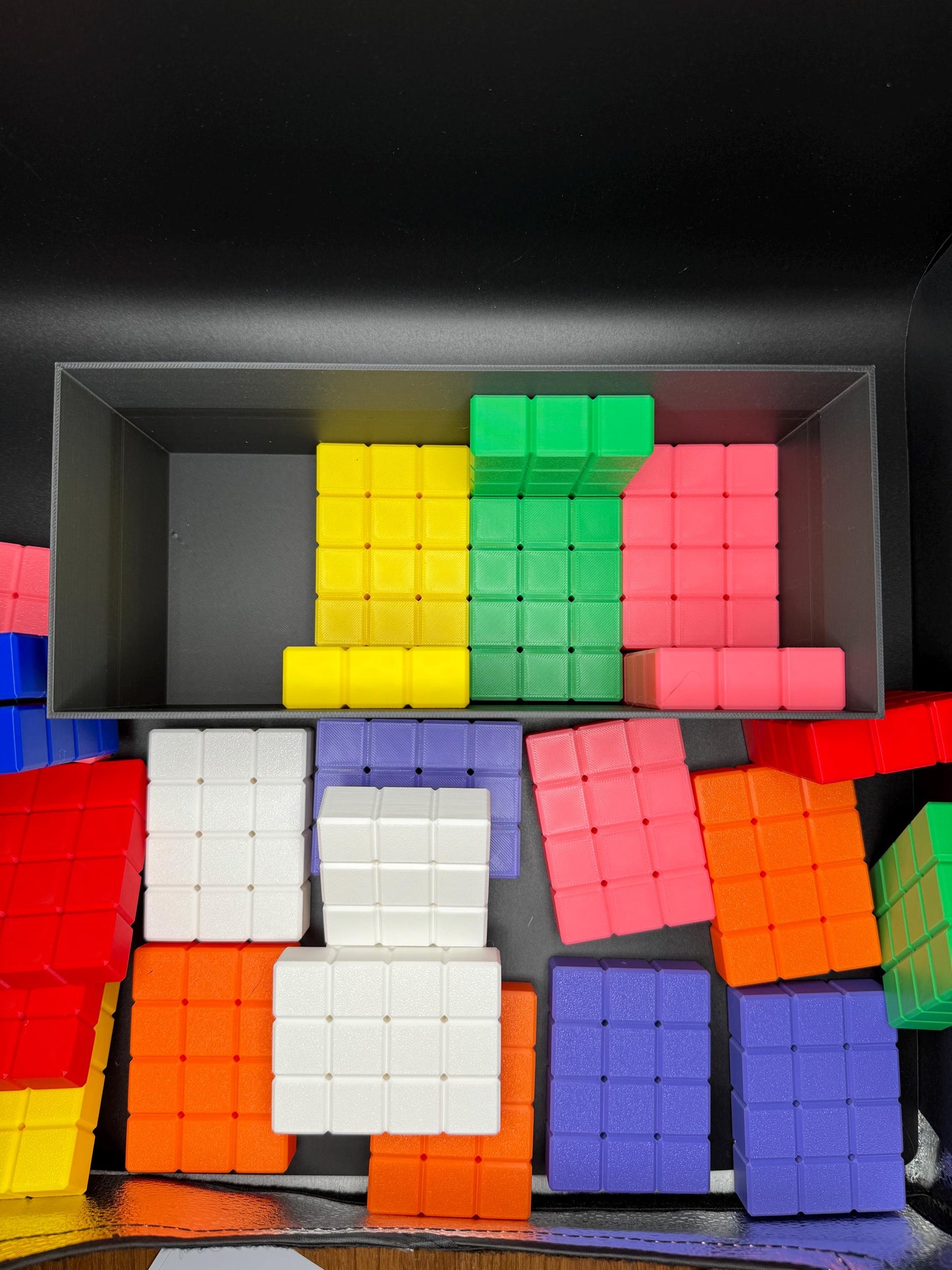 Singmaster Packing Puzzle - Unique Brain Teaser, 25 Brick Challenge, Fun & Educational 3D Printed Brick Game, Perfect Gift Idea