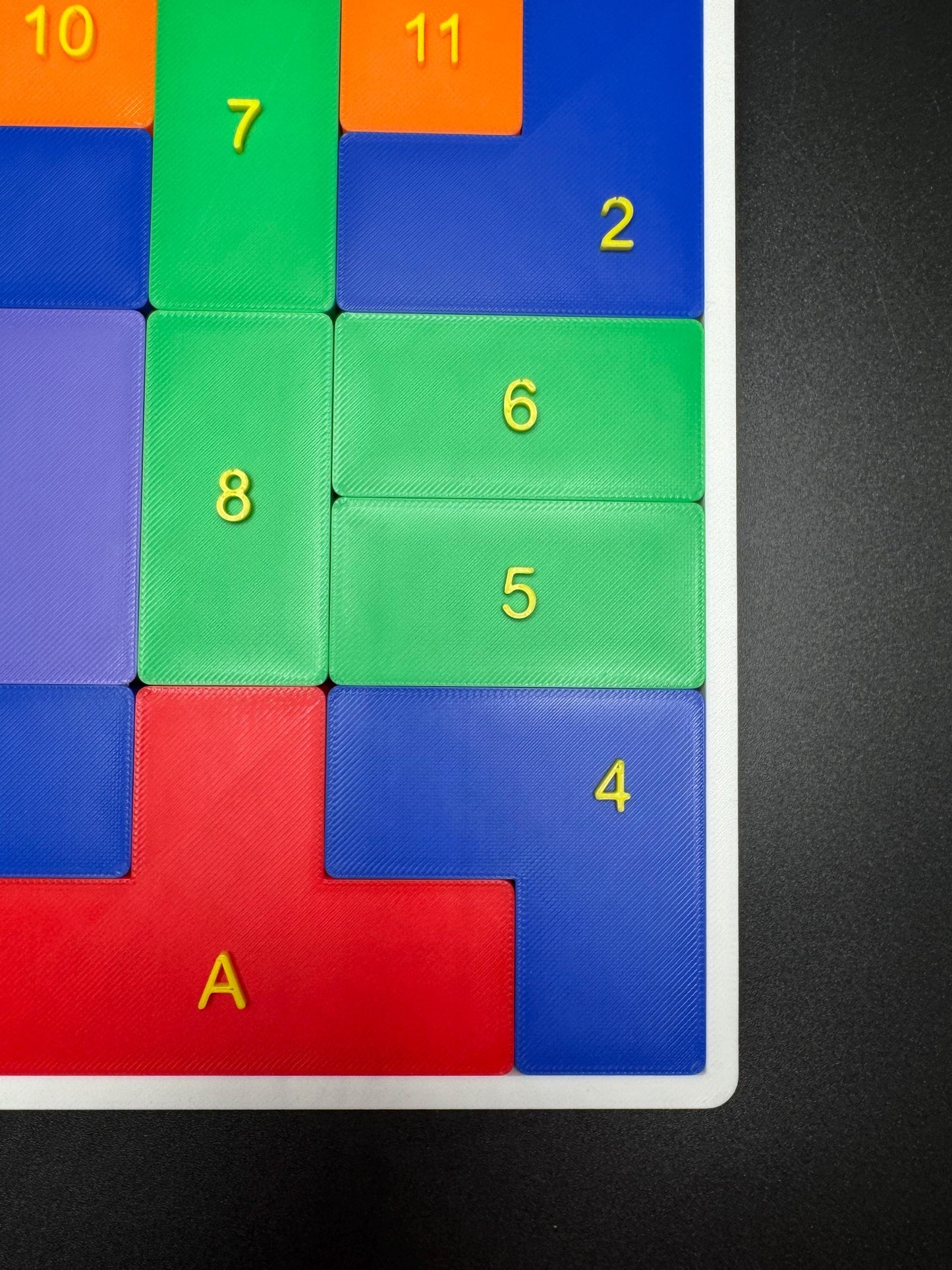 Climb 15 Game Puzzle - Sliding Puzzle, 3D Printed Brain Teaser, Move Red Piece to Top for Fun & Challenge