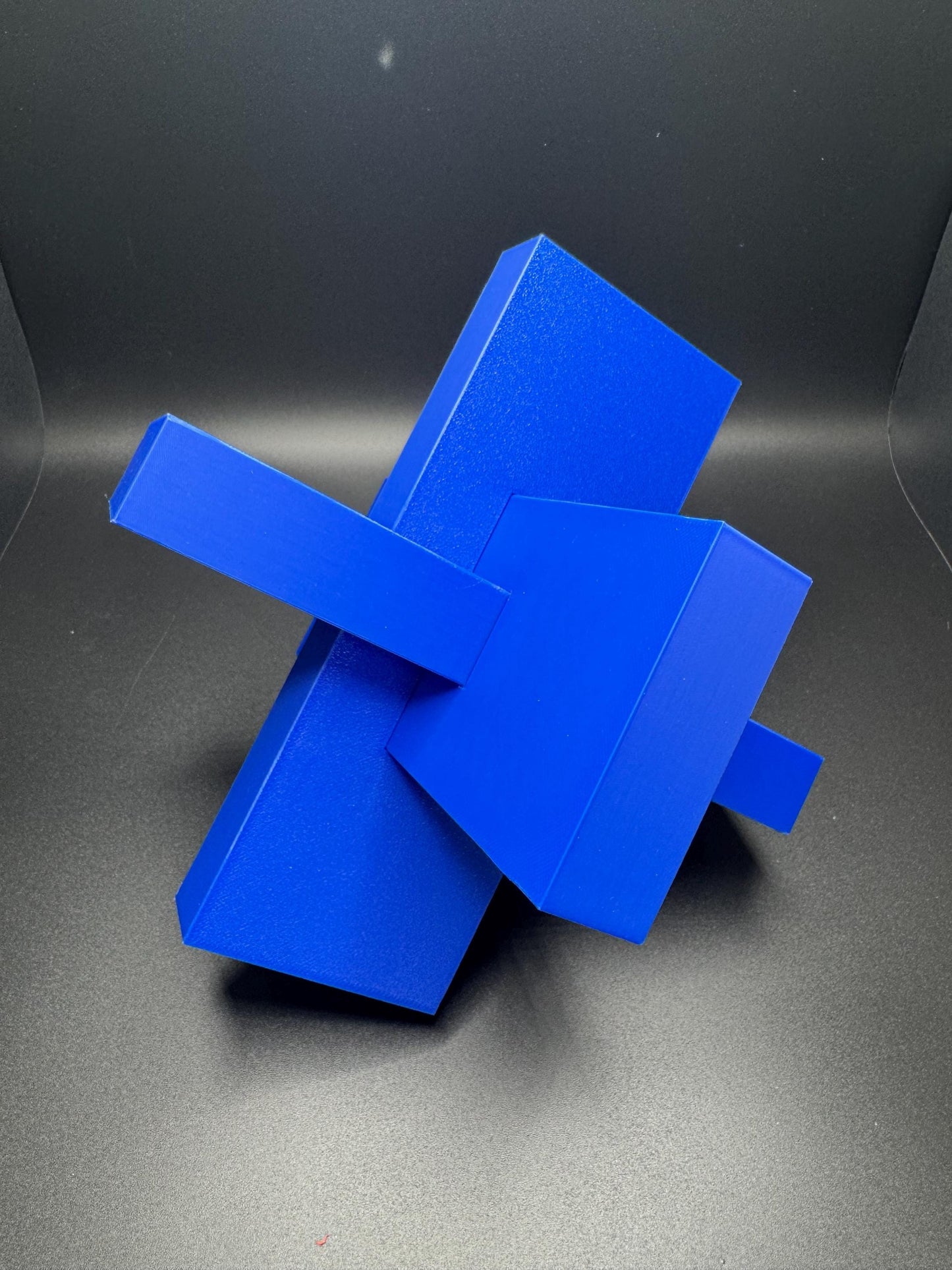 Interlocking Puzzle 3 Piece - Large Size - 3D Printed Quality Gift for Teachers, Students & Home Décor - Unique Art Piece for Him or Her