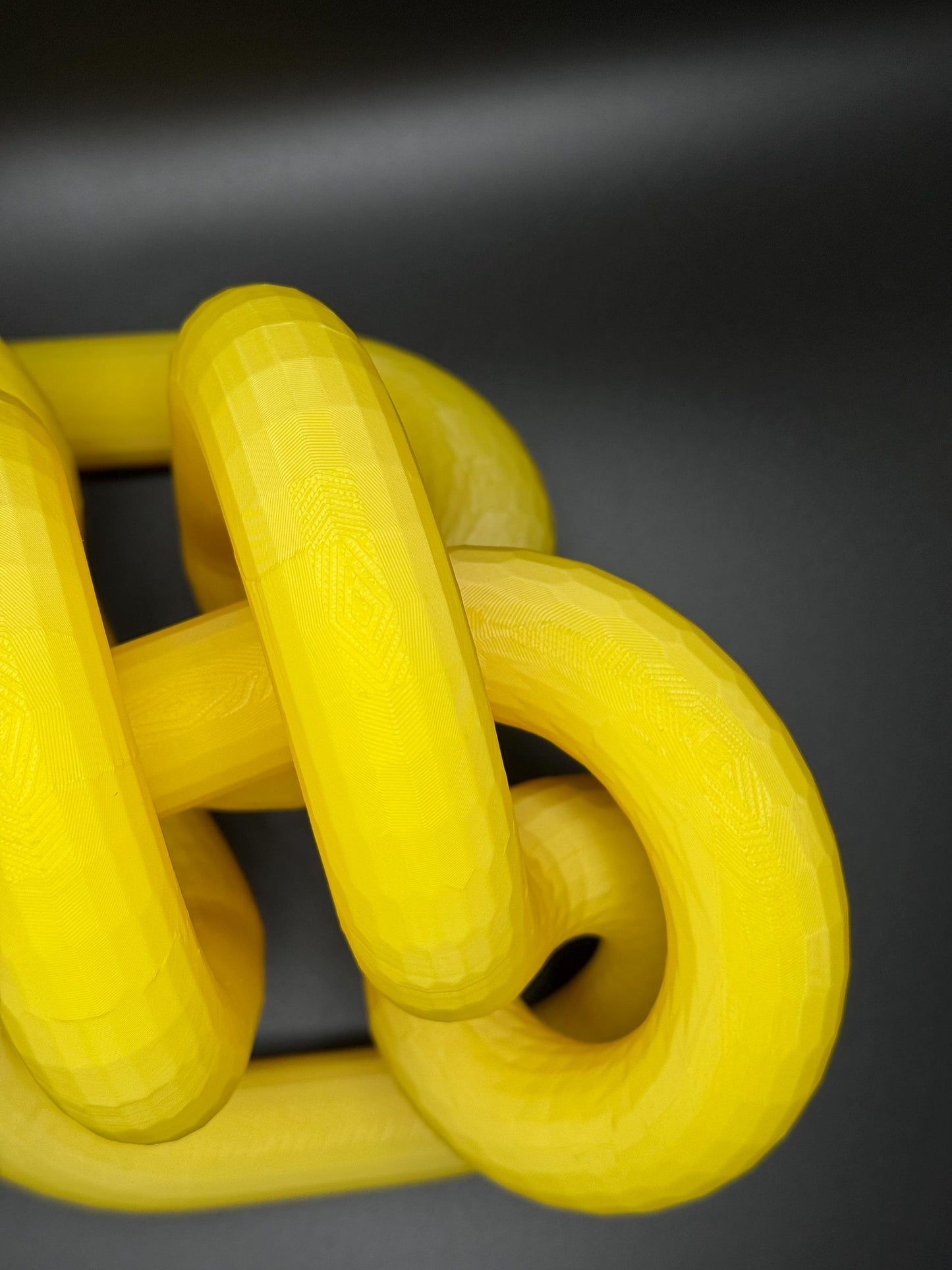 3D Printed Giant Knot Art Sculpture - Unique Gift for Home Decor, Modern Art, Desk Ornament, Handmade Decorative Piece