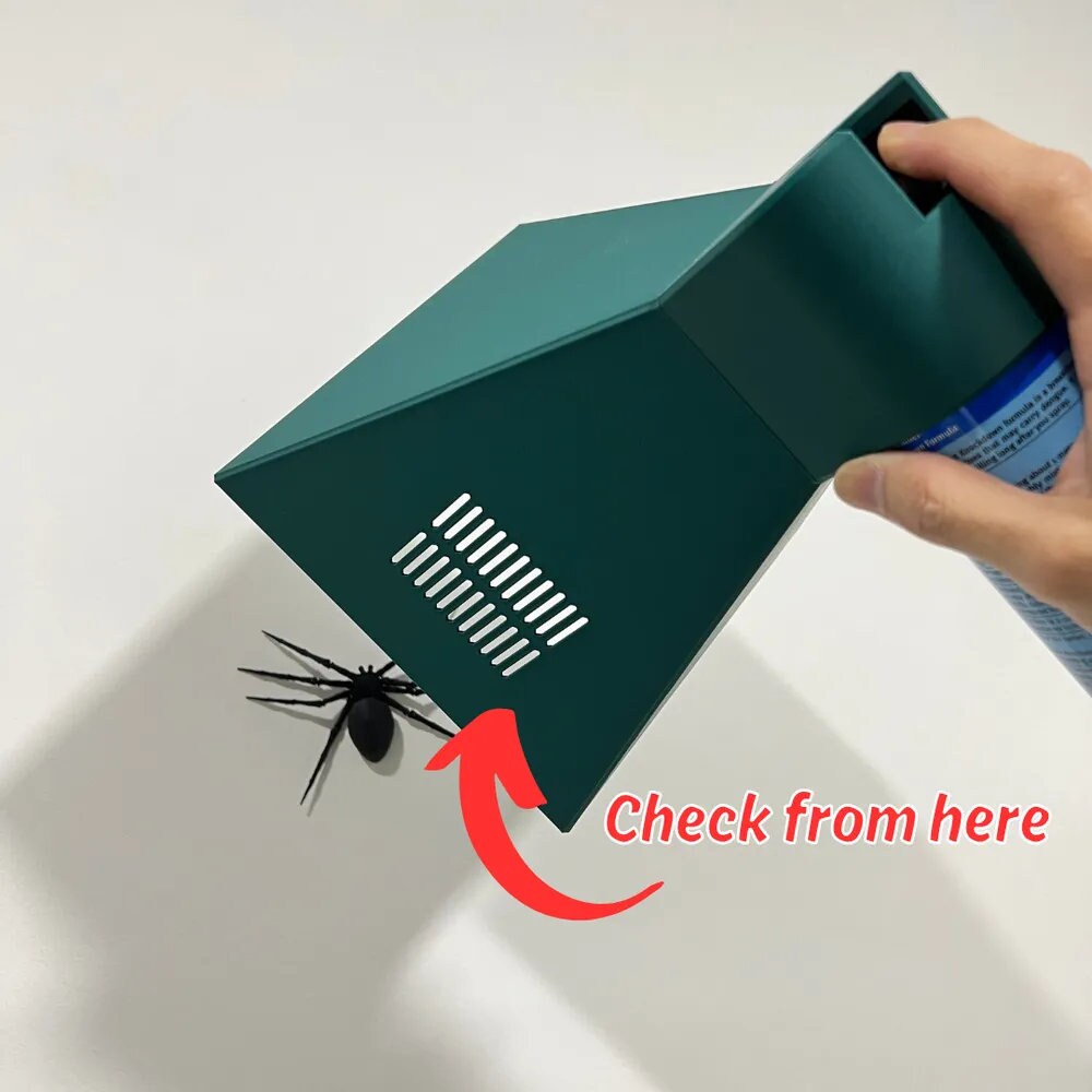 3D Printed Insect Trapper and Killer for Spray Can, Easy Attachment, No Mess, Fits 66mm Cans, Multiple Colors, High Quality