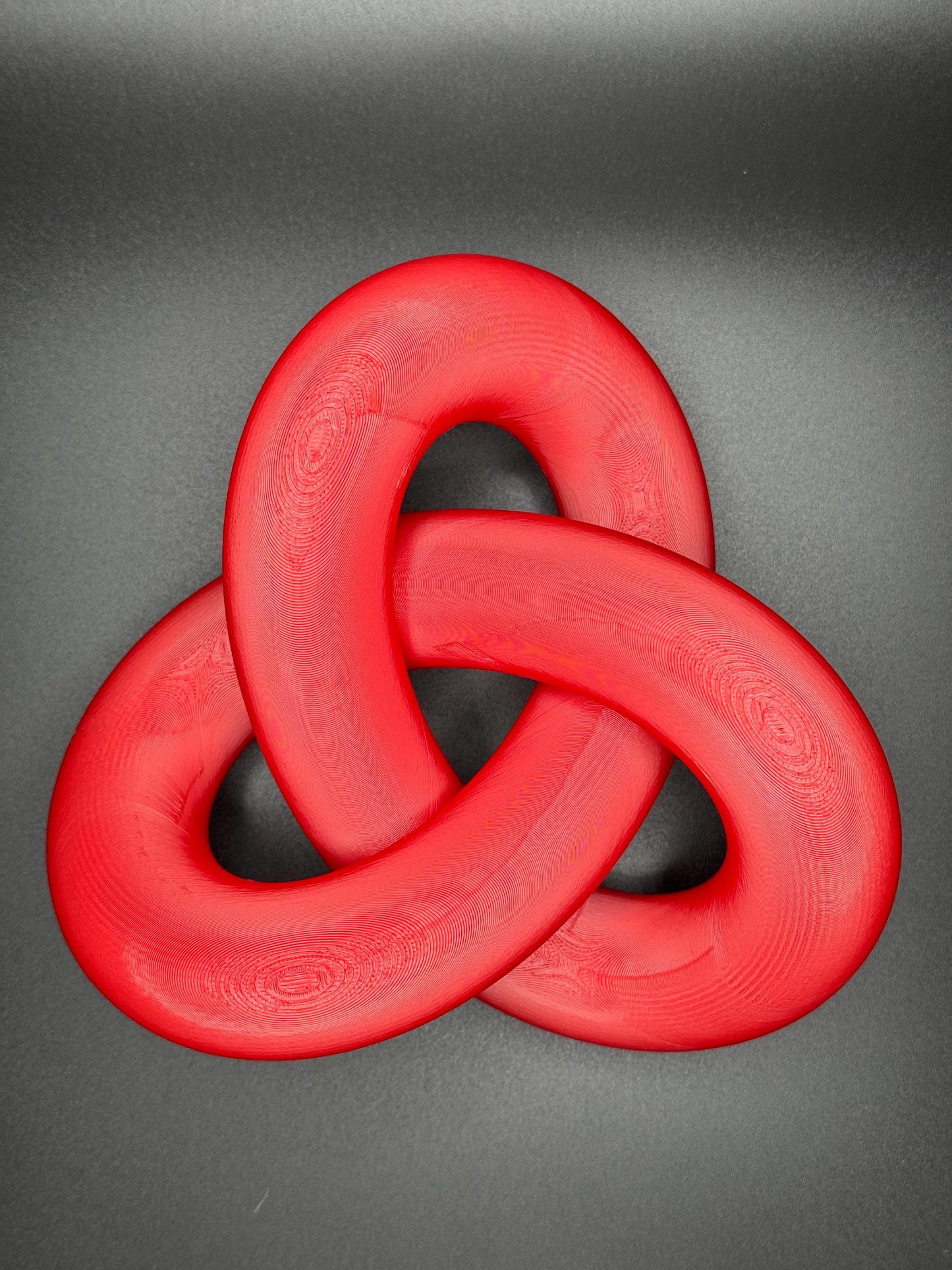 3D Printed Trefoil Knot - High Quality Gift for Teachers, Him or Her - Unique Decorative Art Piece