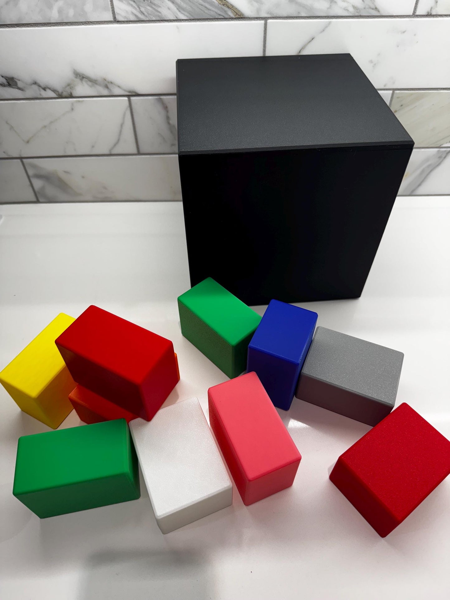 Hoffman's Packing Puzzle - Unique Brain Teaser, 27 Cuboids Challenge, Fun & Educational 3D Printed Cube Game, Perfect Gift Idea