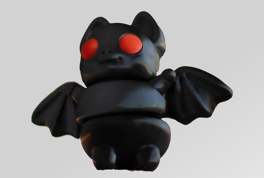 Bat - Articulating Tiny 3D Printed Fidget Toy, Sensory Bulk Gifts for Kids and Adults