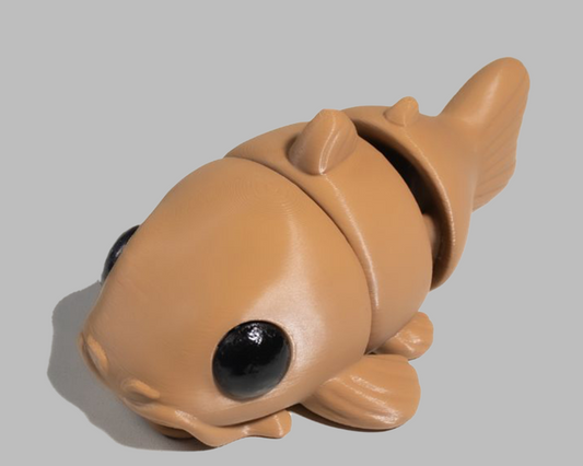 Catfish - Articulating Tiny 3D Printed Fidget Toy, Sensory Bulk Gifts for Kids and Adults