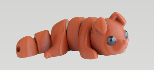 Dog - Articulating Tiny 3D Printed Fidget Toy, Sensory Bulk Gifts for Kids and Adults